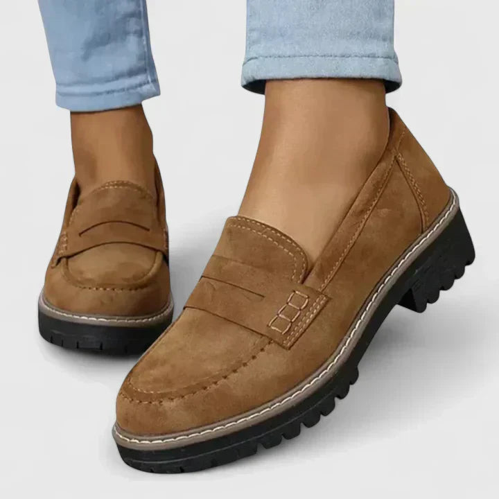 Mocassins Femme Style Décontracté Semelle Épaisse