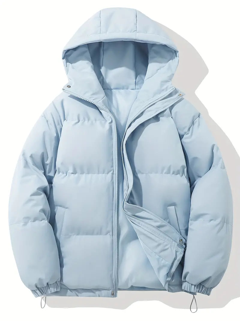 Oversized Hooded Puffer Jacket for Women