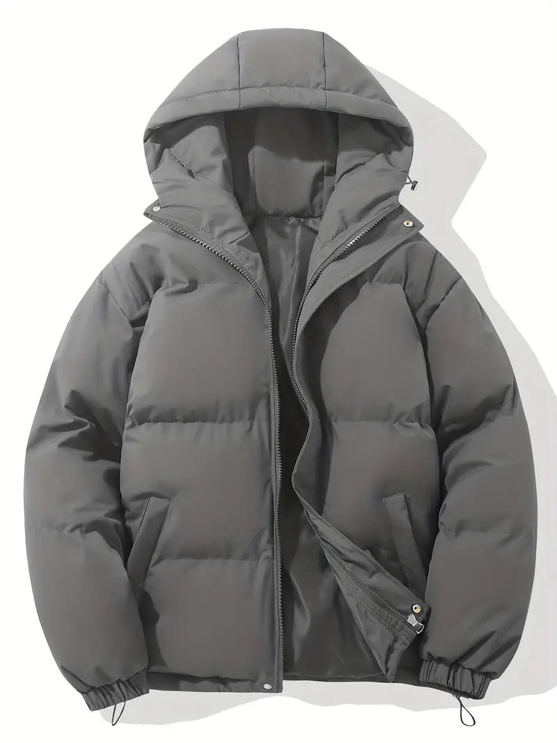 Oversized Hooded Puffer Jacket for Women