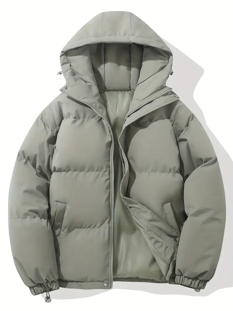Oversized Hooded Puffer Jacket for Women