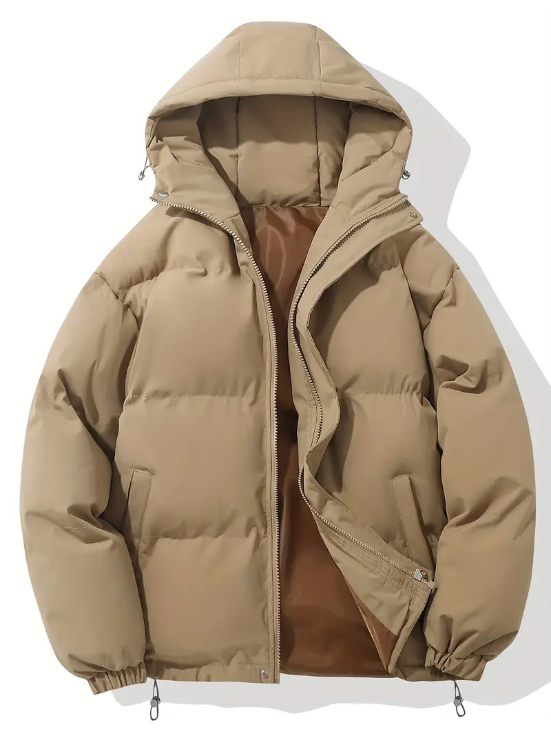 Oversized Hooded Puffer Jacket for Women