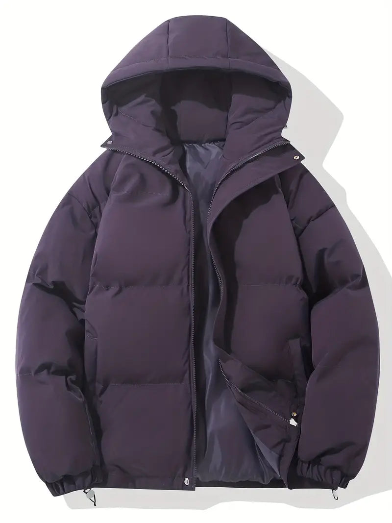 Oversized Hooded Puffer Jacket for Women