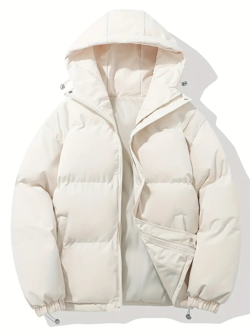Oversized Hooded Puffer Jacket for Women