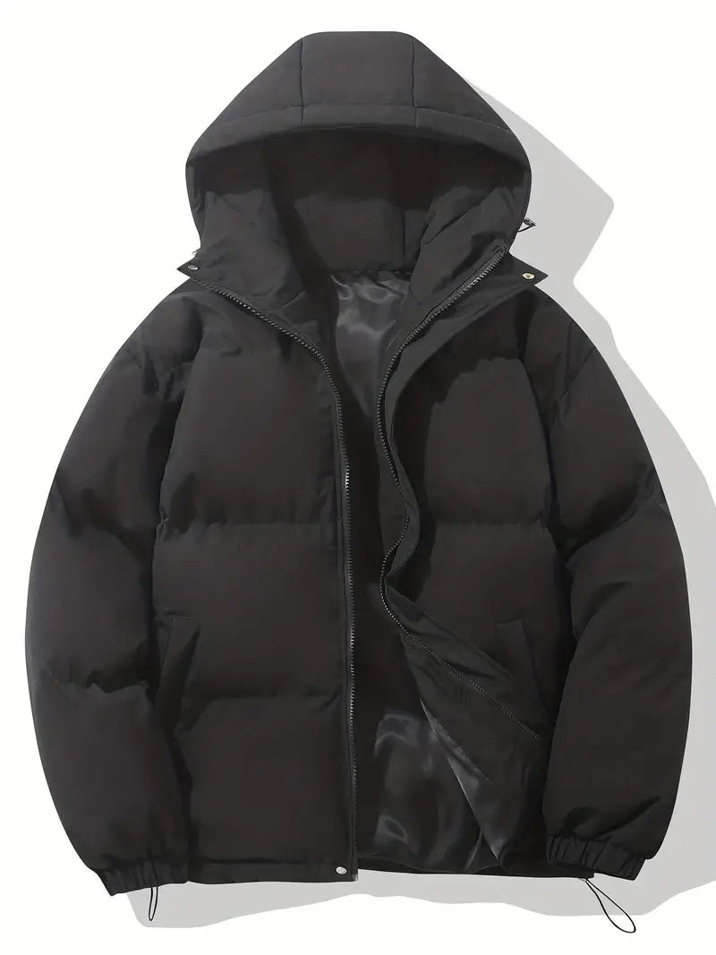 Oversized Hooded Puffer Jacket for Women