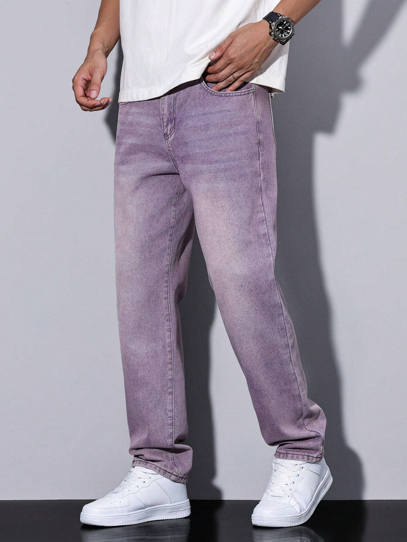 Jean Décontracté Coupe Ample pour Homme