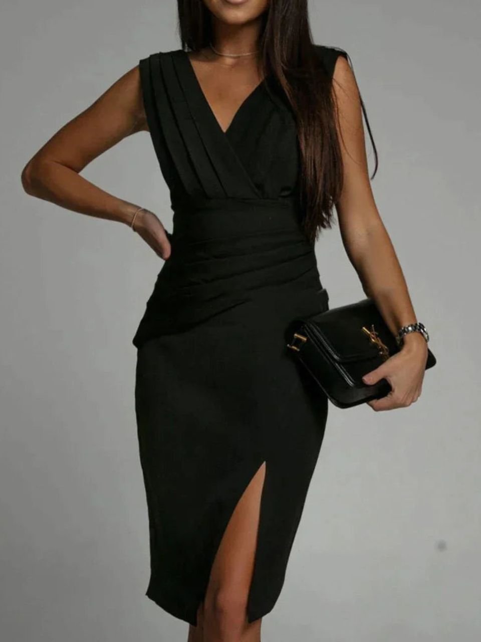 Women's Sleeveless A-Line Evening Dress