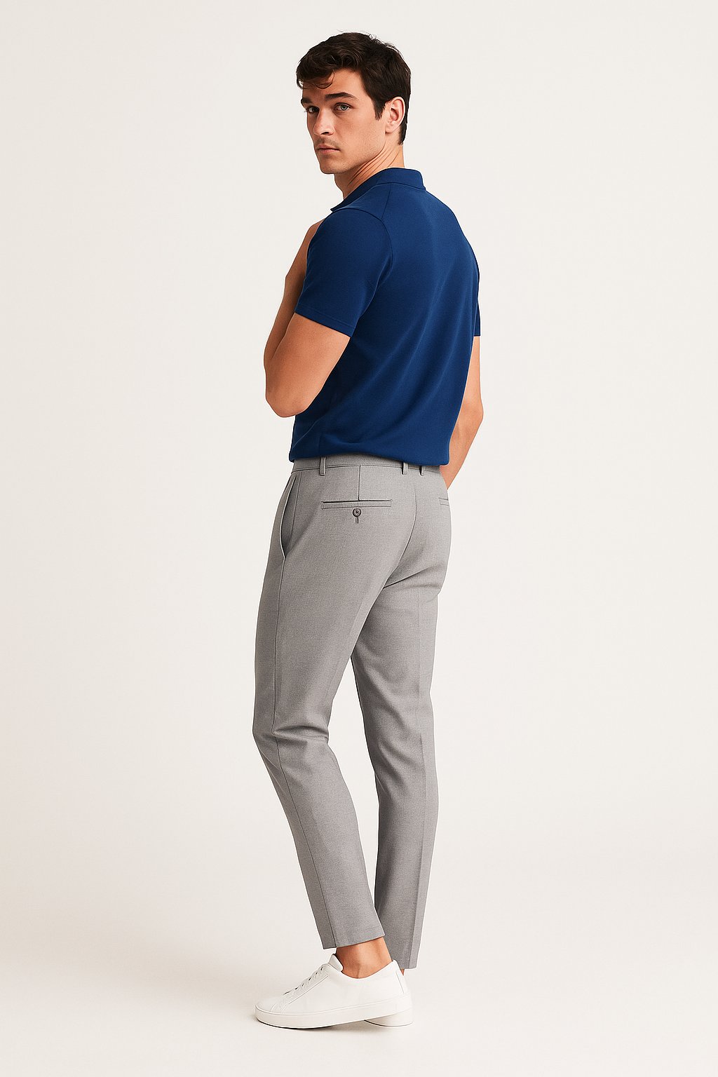 Elegant Modern Slim-Fit Men's Chino Pants