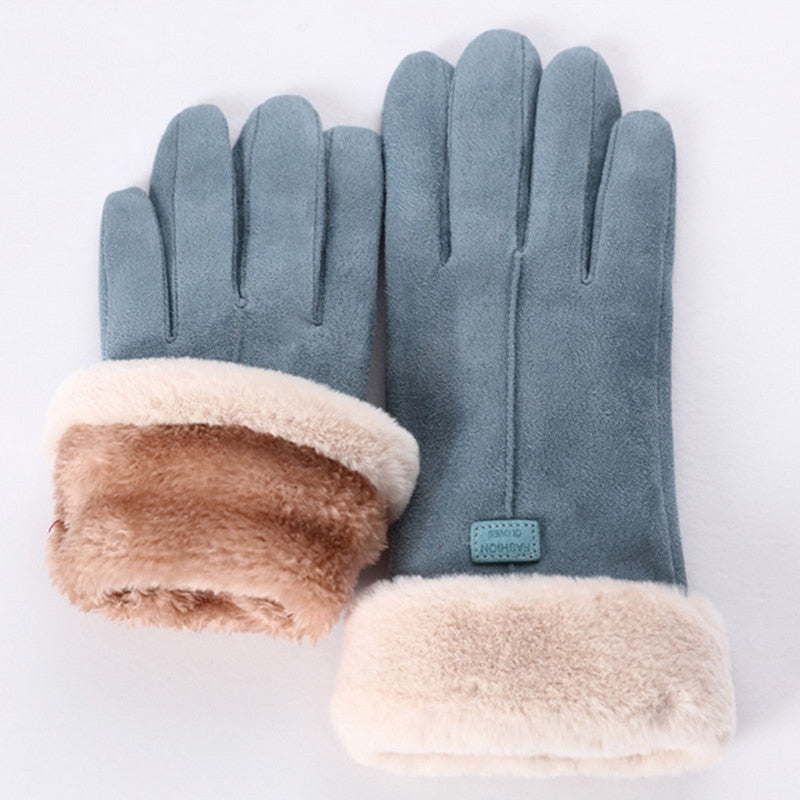 Gants Thermiques D’hiver En Polaire Pour Femme