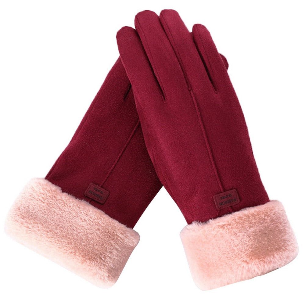 Gants Thermiques D’hiver En Polaire Pour Femme