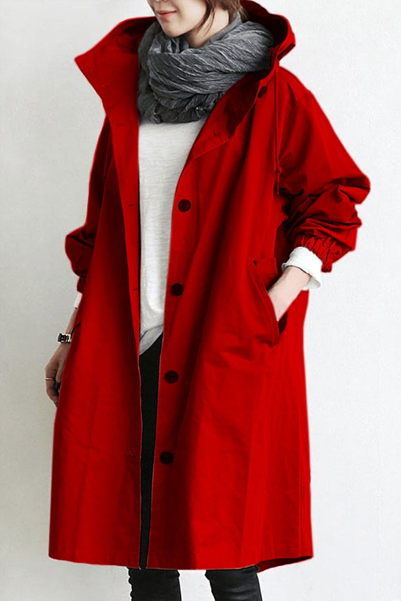 Casual Long Hooded Coat for Women
