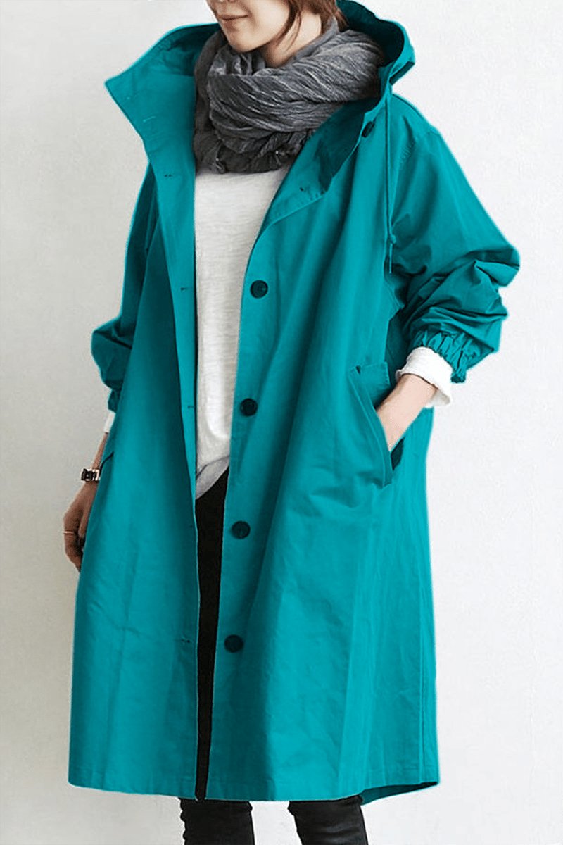 Casual Long Hooded Coat for Women