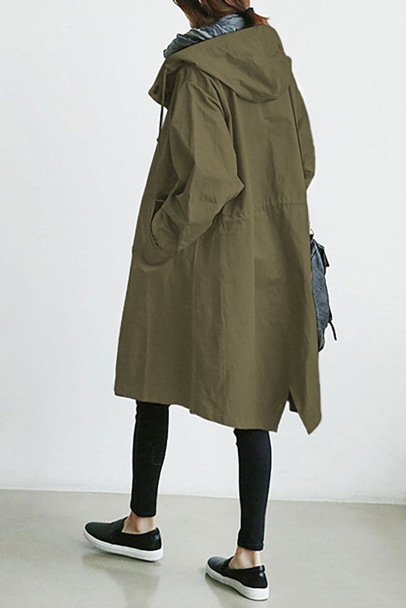Casual Long Hooded Coat for Women