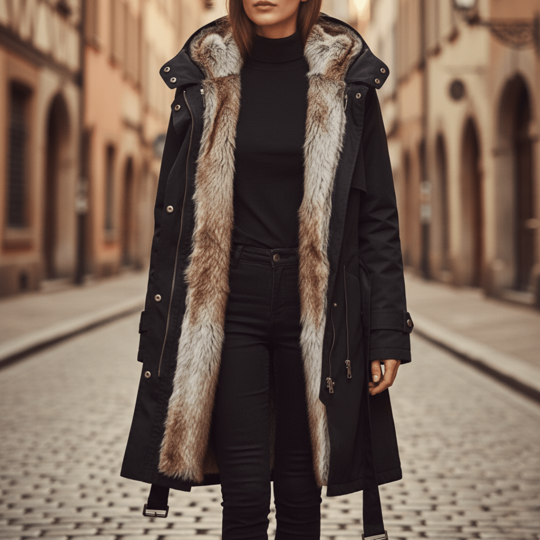 Women’s Winter Parka with Fur Lining