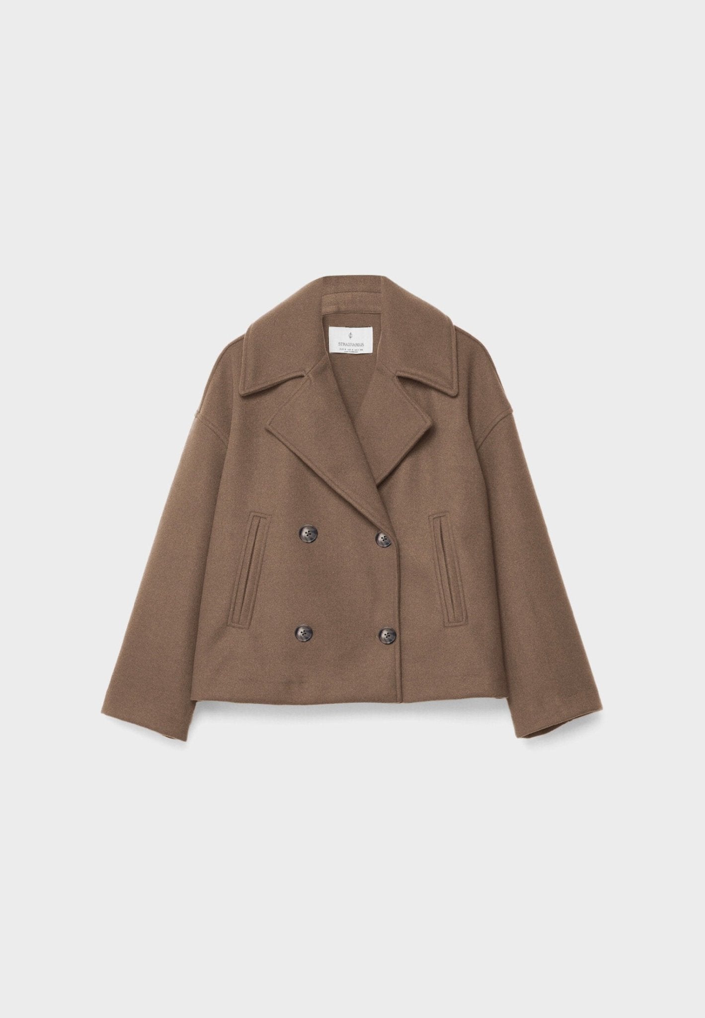 Women's Fitted Blazer Jacket with Buttons