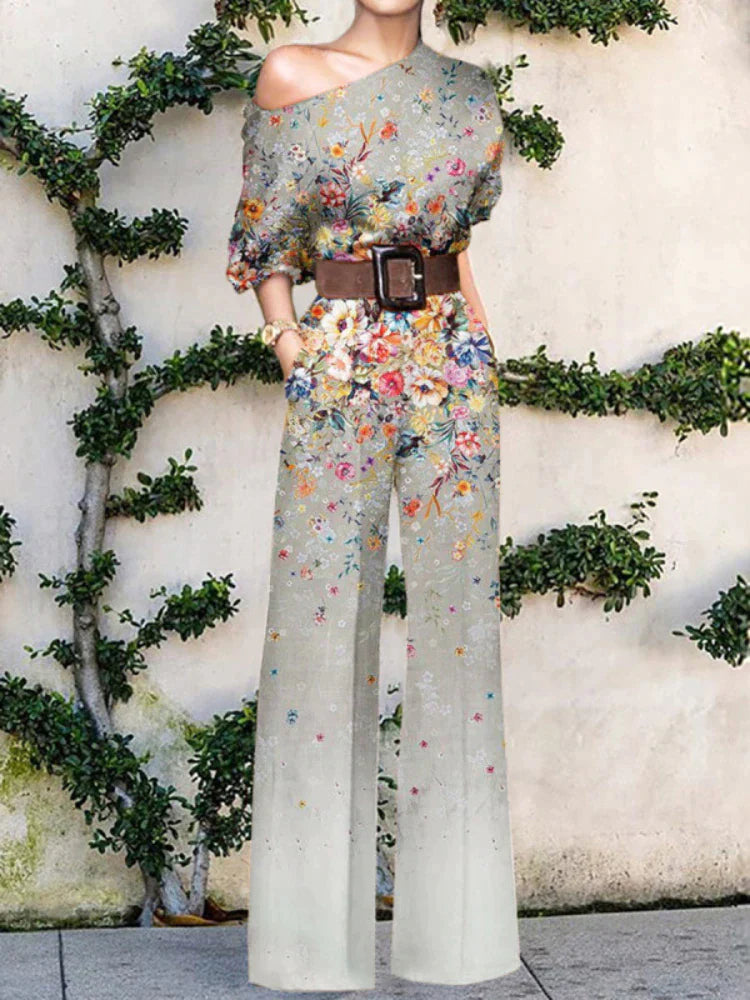 Mono mujer elegante primavera