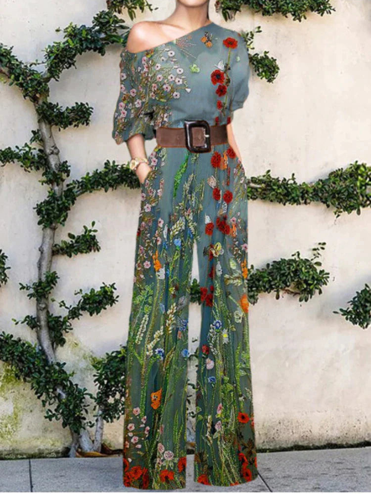 Mono mujer elegante primavera