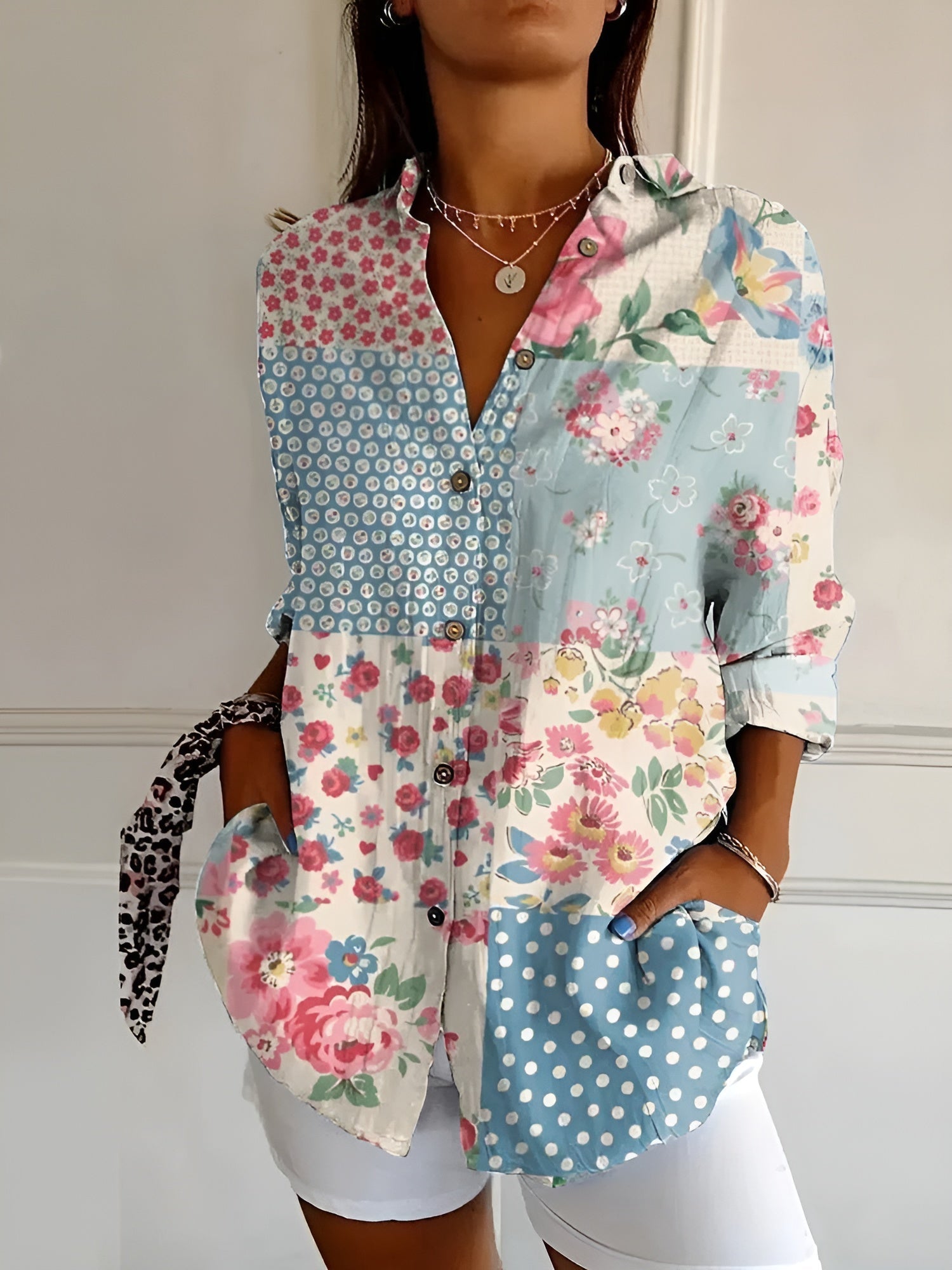Floral Print Blouse for Women