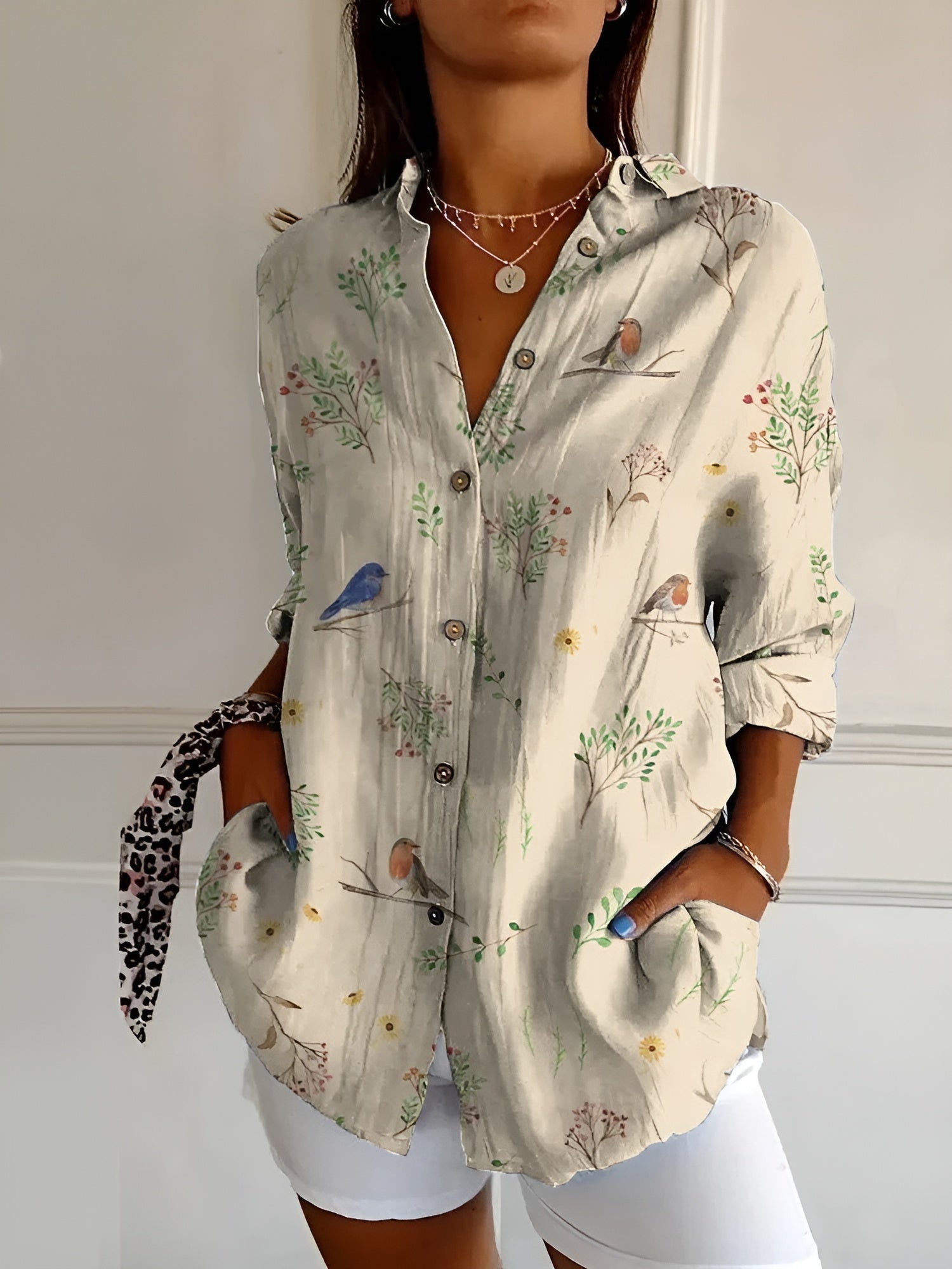 Floral Print Blouse for Women