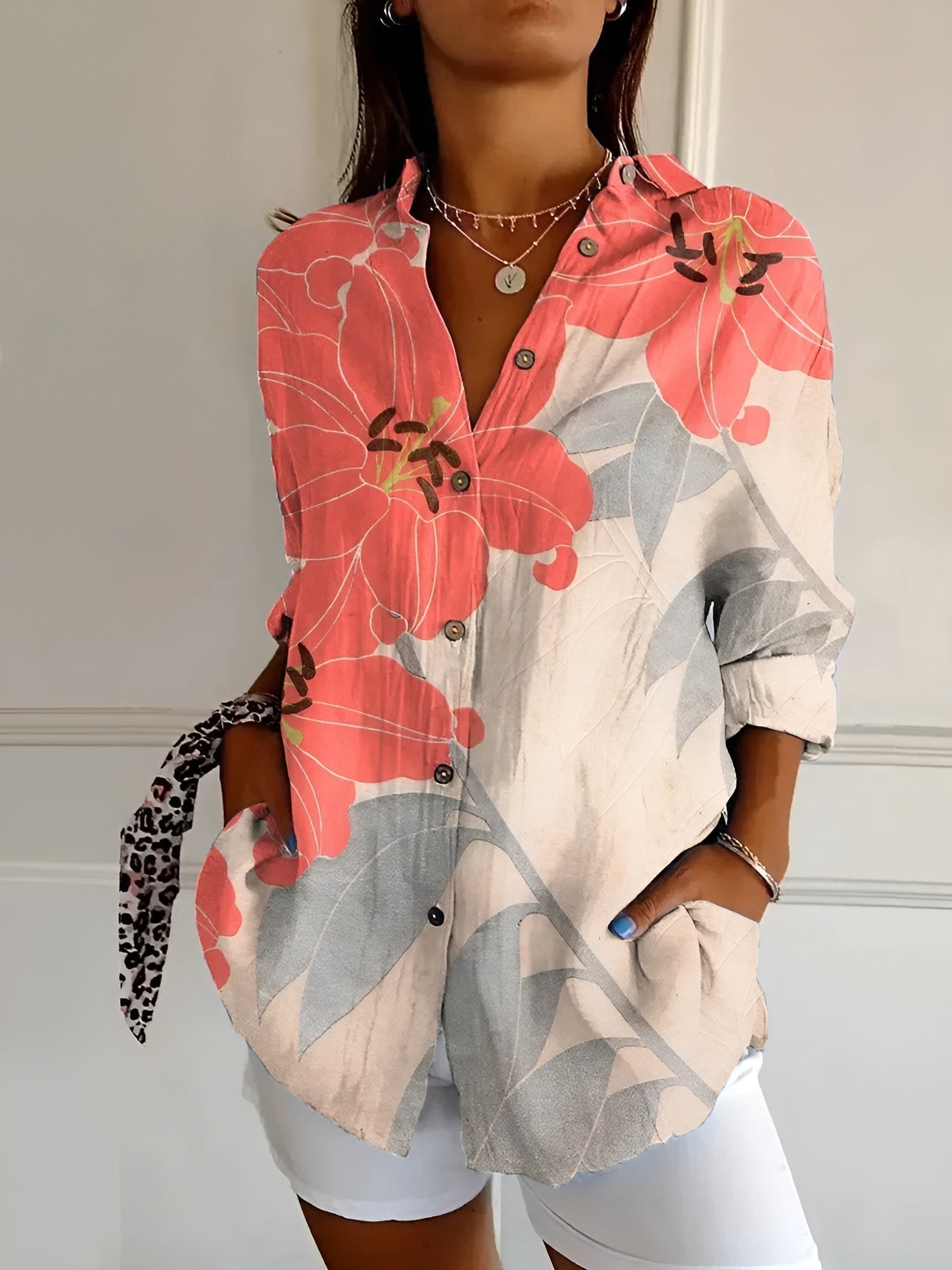 Floral Print Blouse for Women