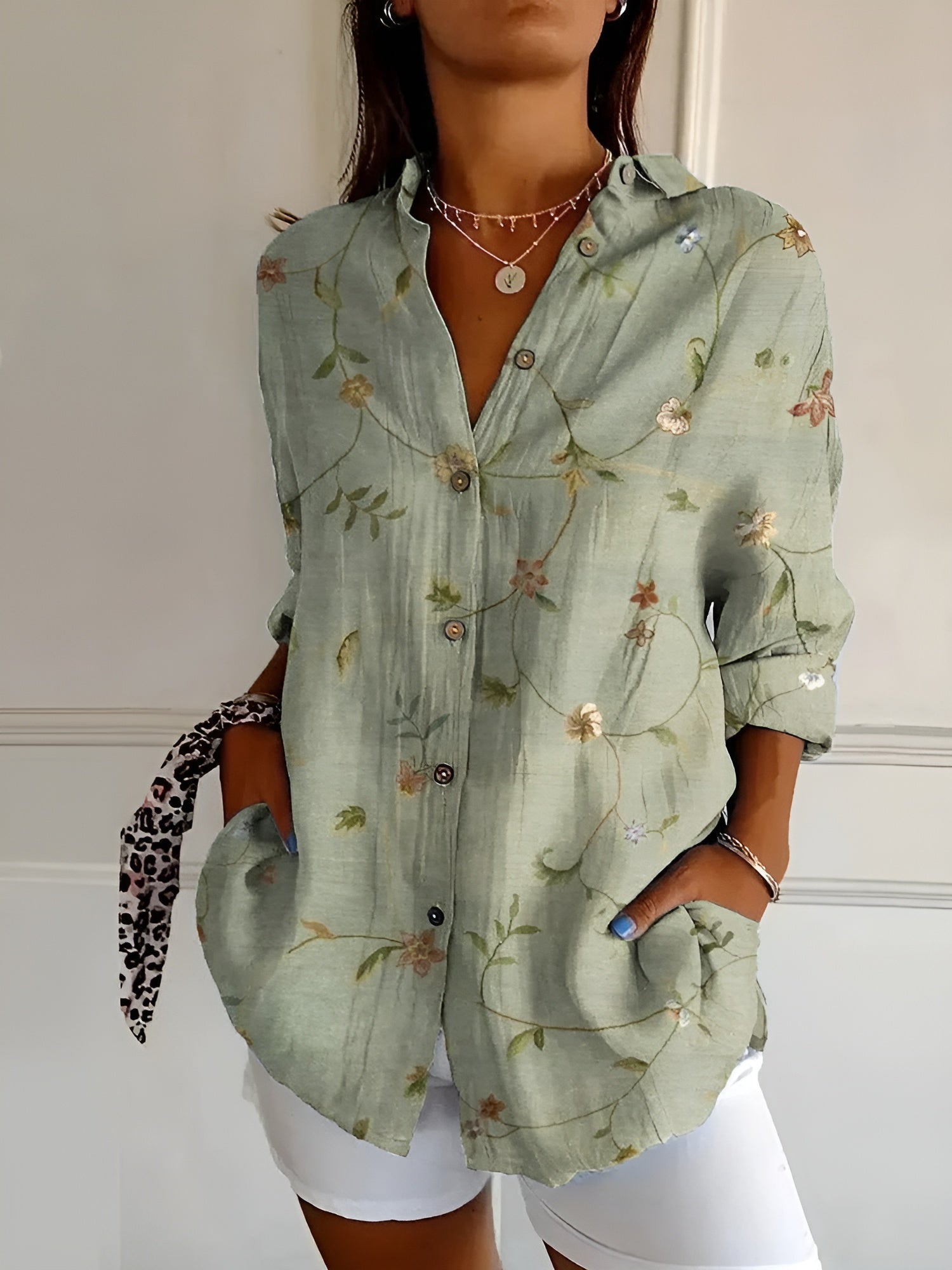 Floral Print Blouse for Women