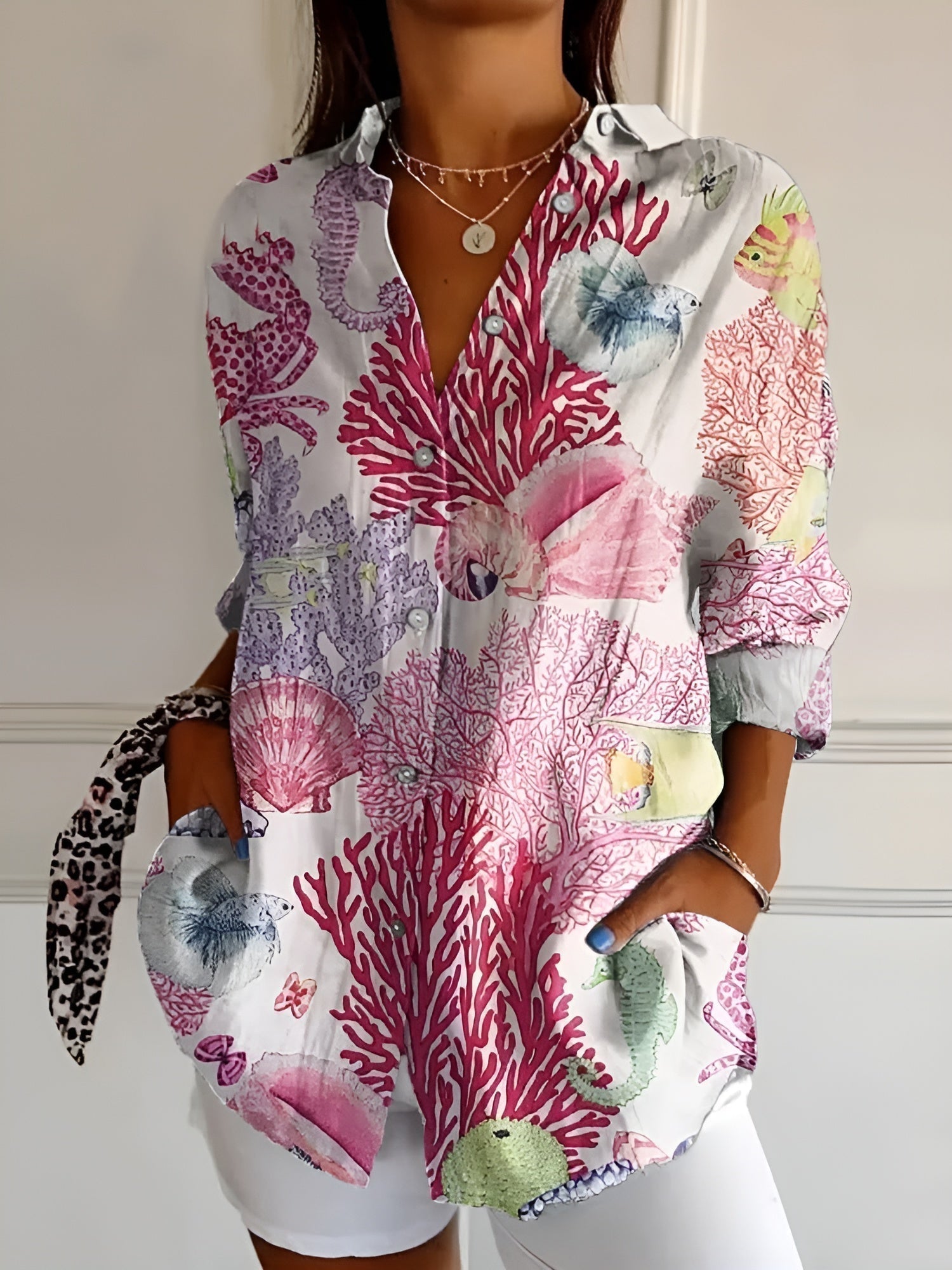 Floral Print Blouse for Women
