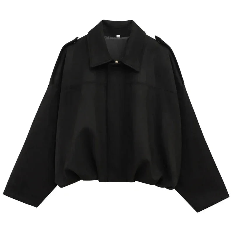 Veste Bomber Oversize en Suédine pour Femme