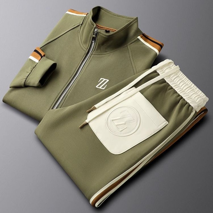 Ensemble Sport Homme à Fermeture Zippée